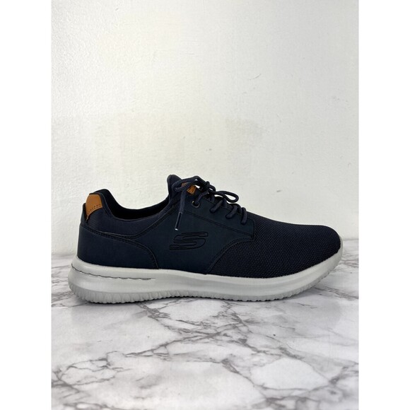 Skechers Men's Delson Shoe Sneakers Air Cooled Memory Foam Insole SZ 11 - Picture 1 of 8